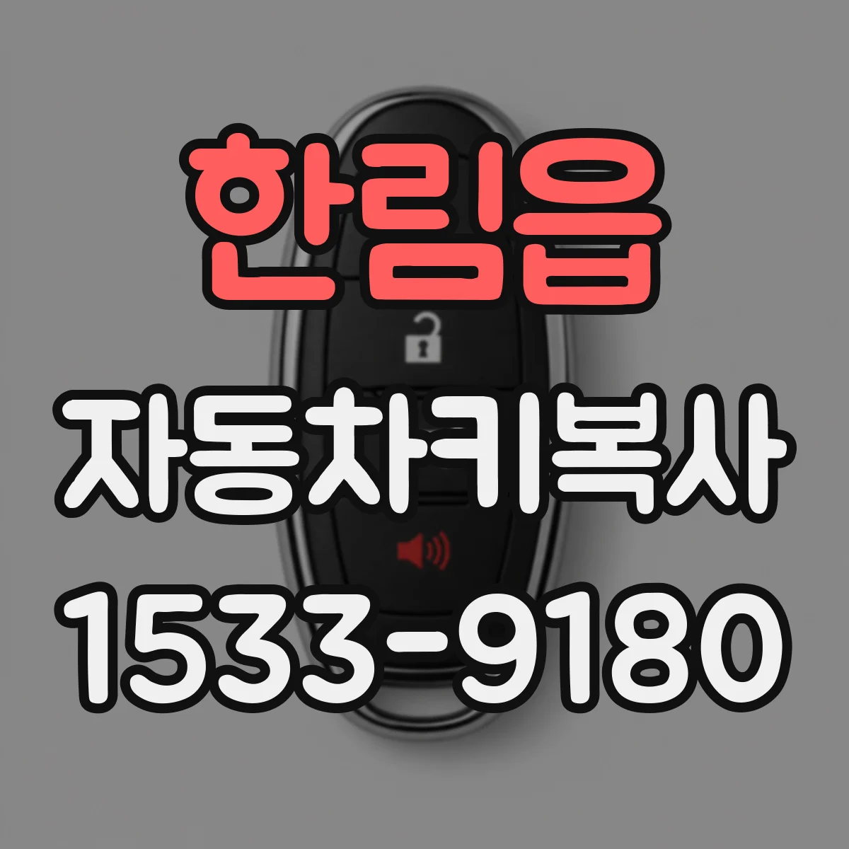 한림읍 자동차키복사