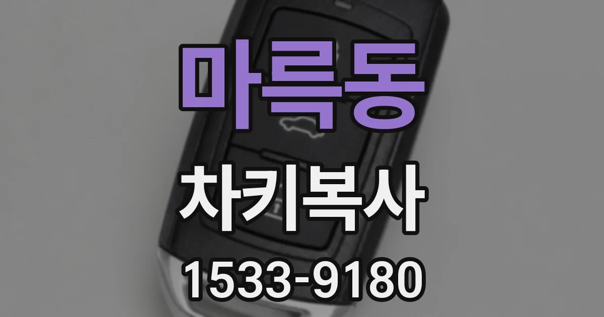 마륵동 차키복사