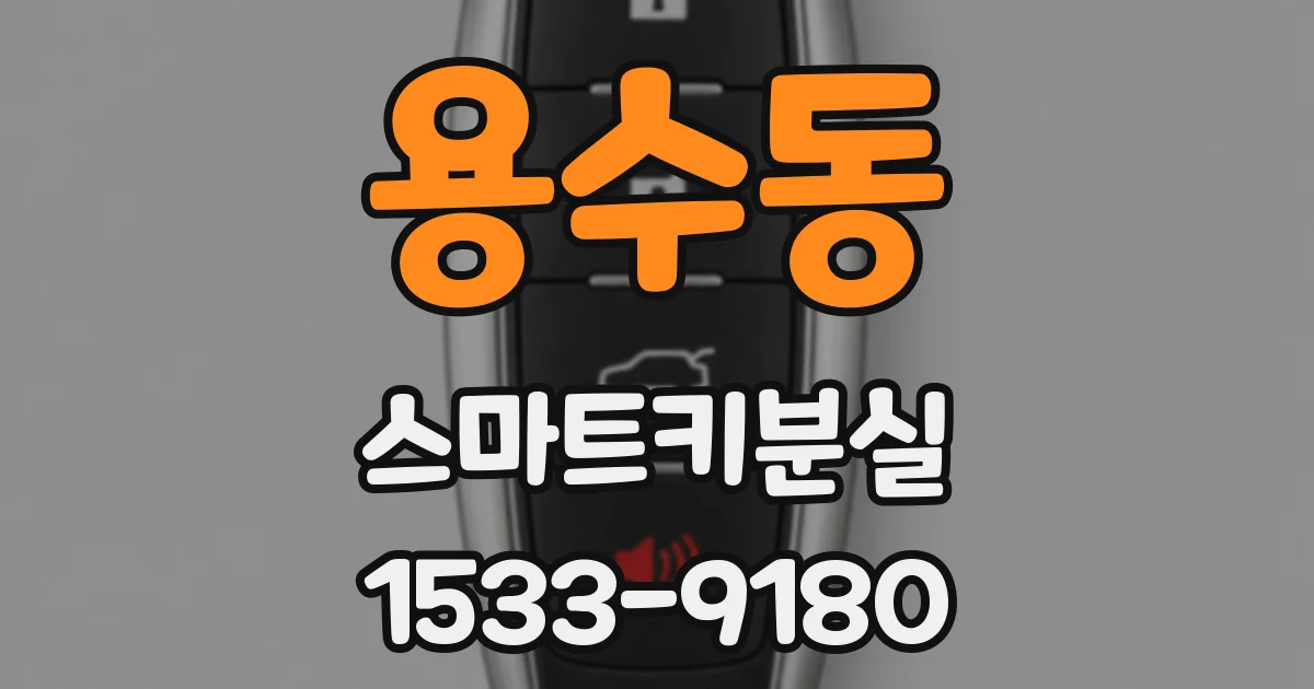 용수동 스마트키분실