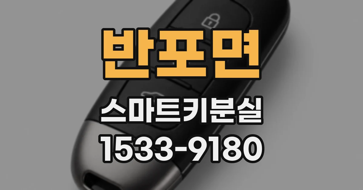 반포면 스마트키분실