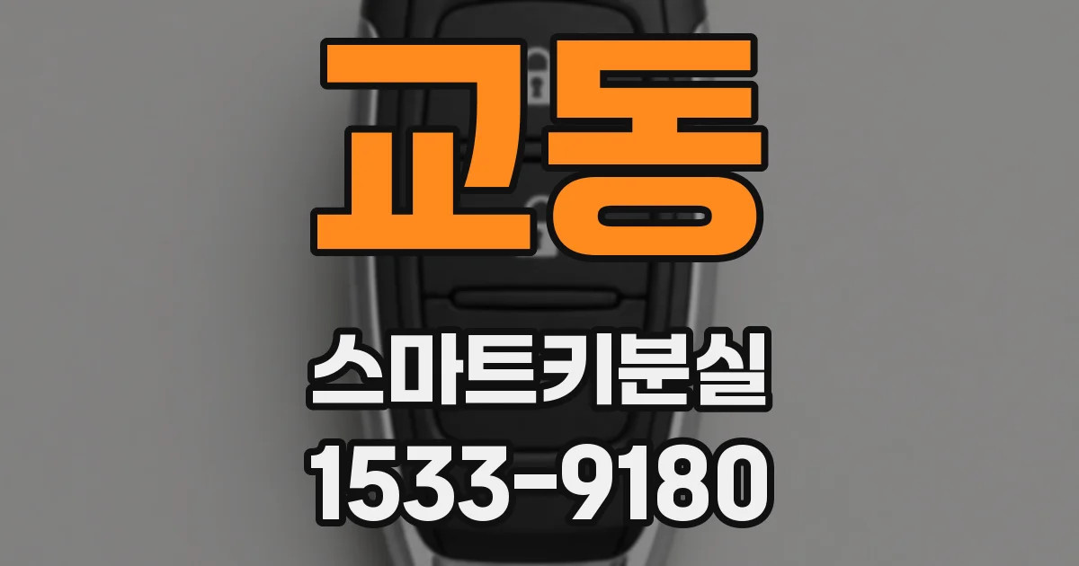 교동 스마트키분실