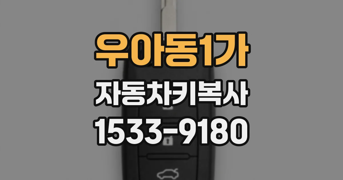 우아동1가 자동차키복사