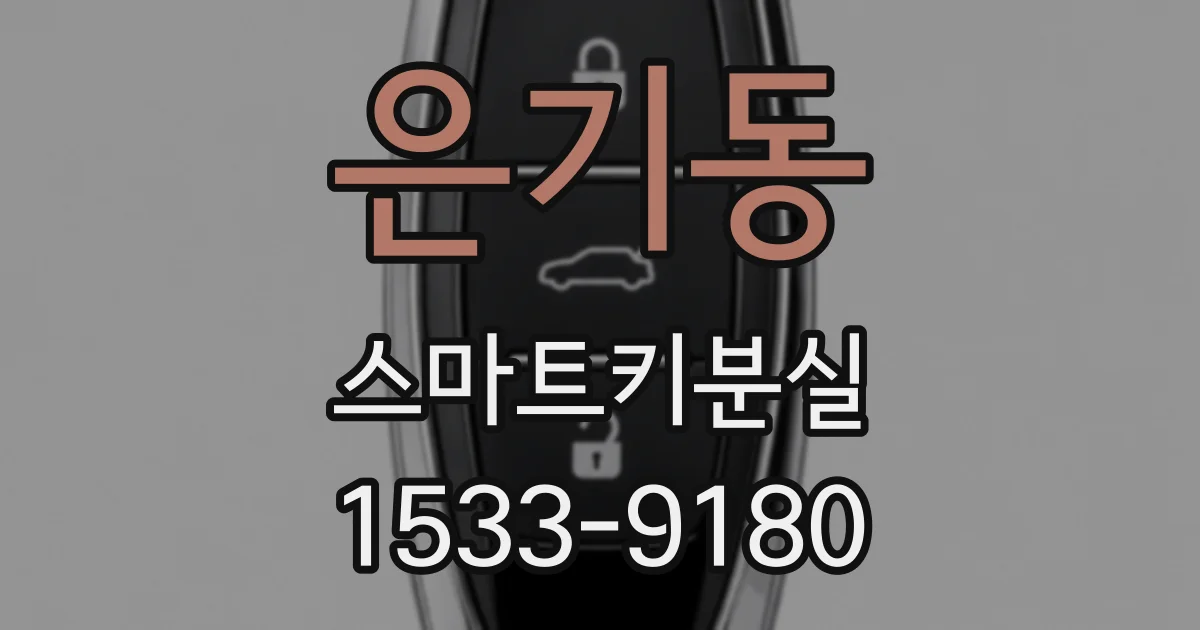 은기동 스마트키분실