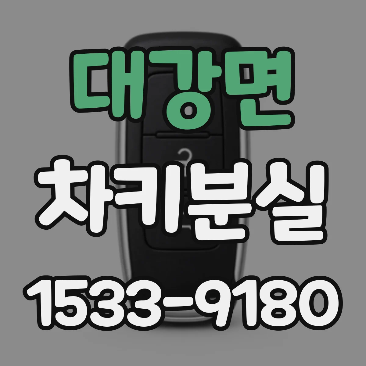 대강면 차키분실