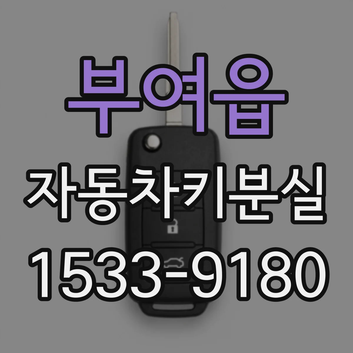 부여읍 자동차키분실