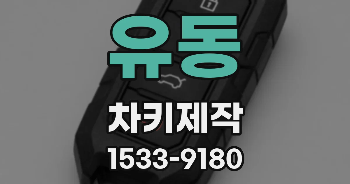 유동 차키제작
