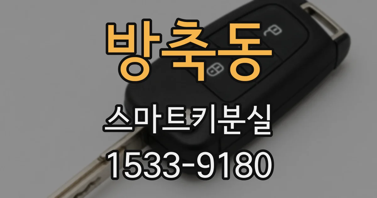 방축동 스마트키분실