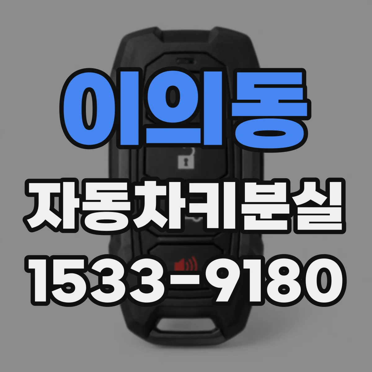 이의동 자동차키분실