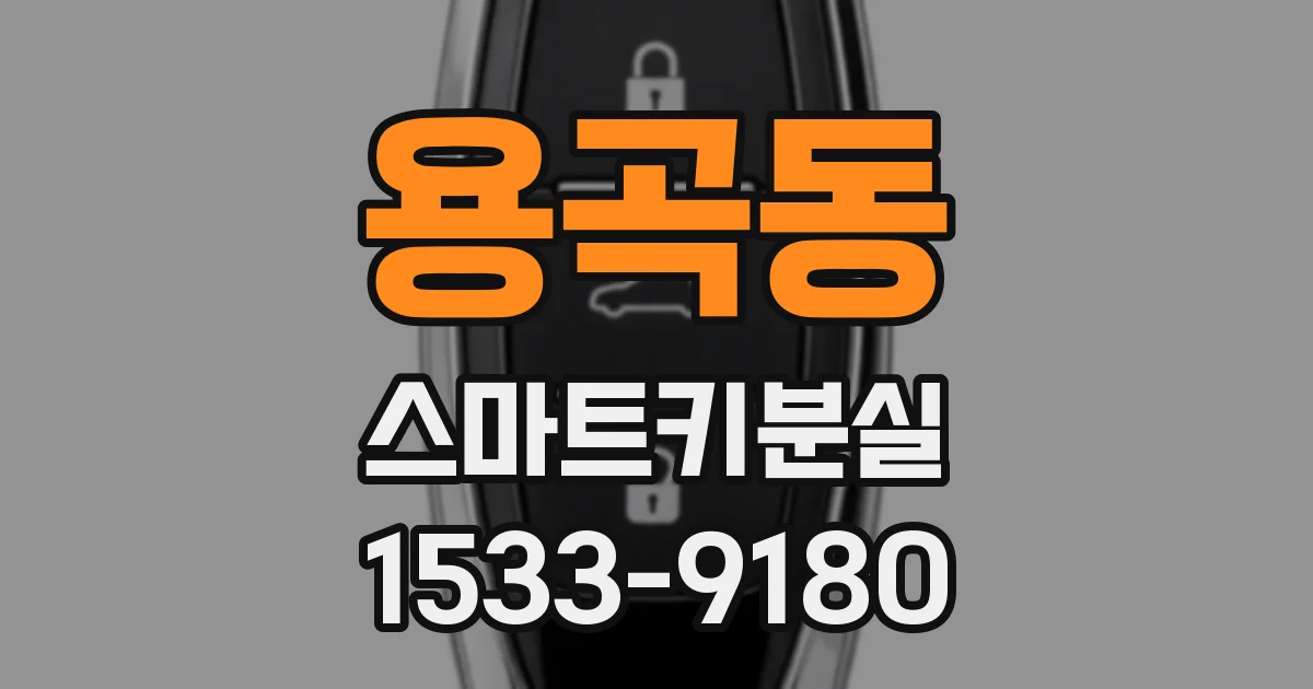 용곡동 스마트키분실