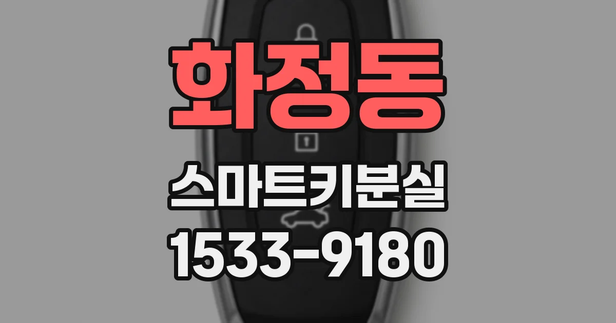 화정동 스마트키분실