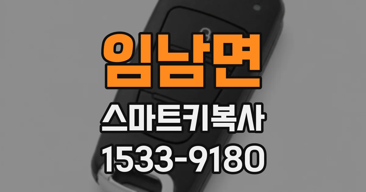 임남면 스마트키복사