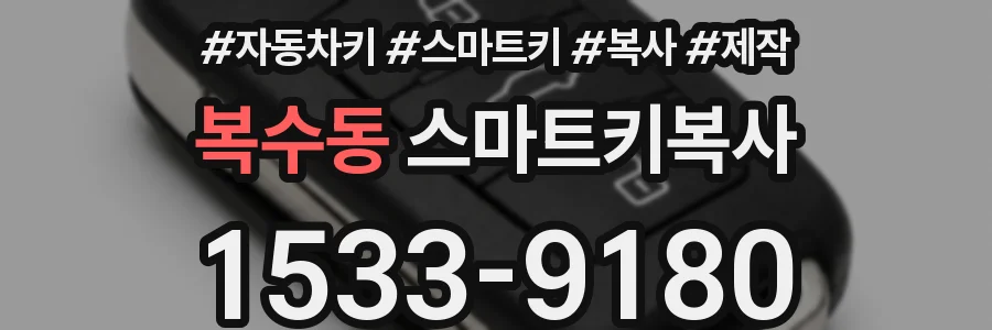 복수동 스마트키복사