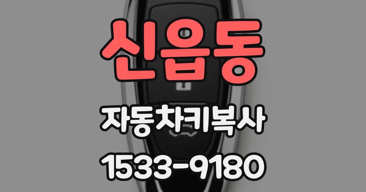신읍동 자동차키복사