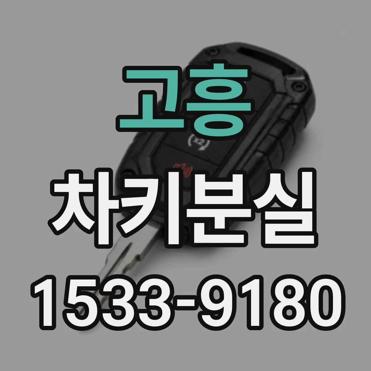 고흥 차키분실