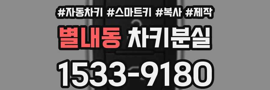 별내동 차키분실