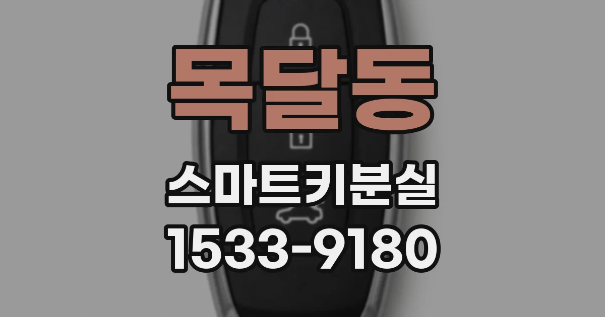 목달동 스마트키분실
