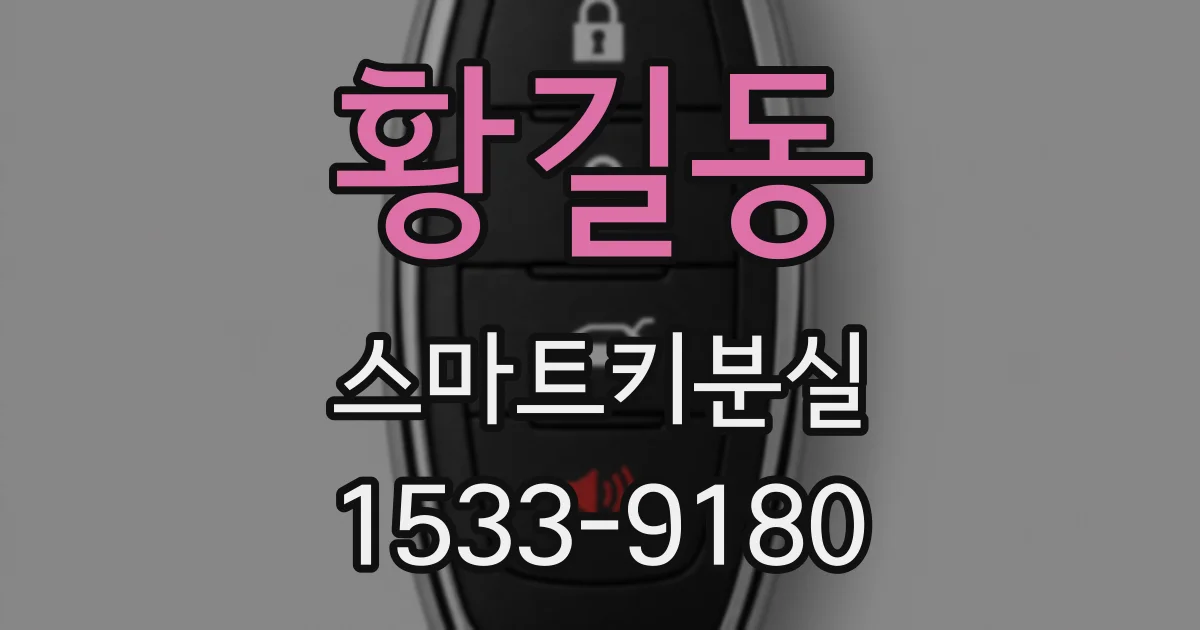 황길동 스마트키분실
