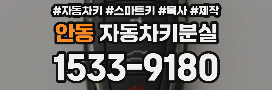 안동 자동차키분실