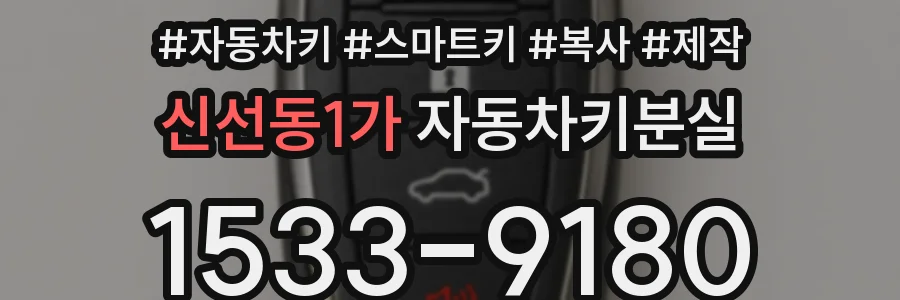 신선동1가 자동차키분실