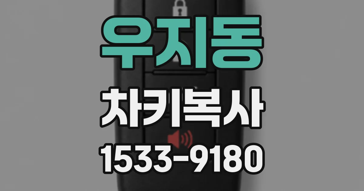 우지동 차키복사