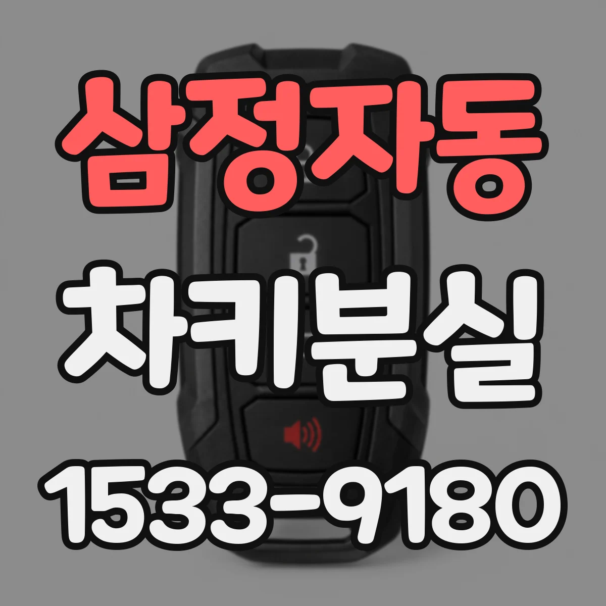 삼정자동 차키분실