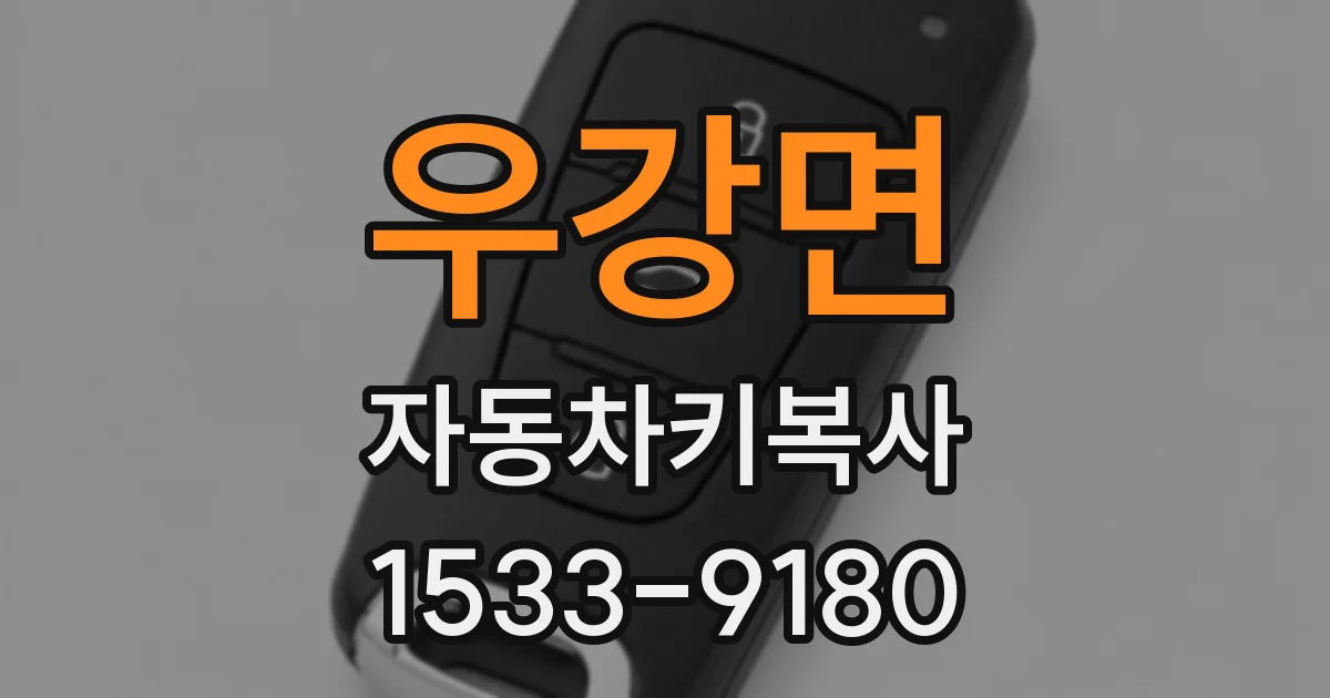 우강면 자동차키복사