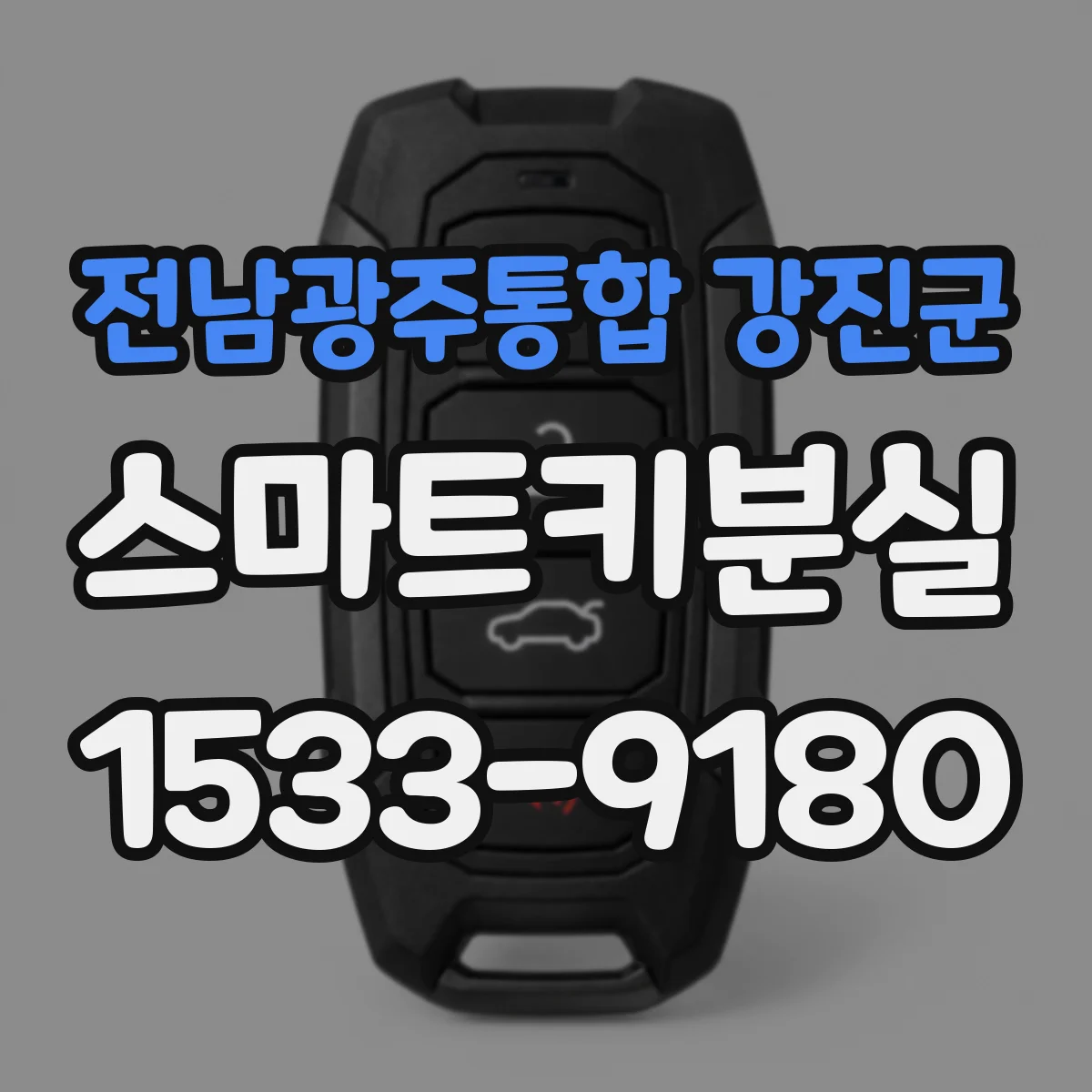 전남광주통합 강진군 스마트키분실