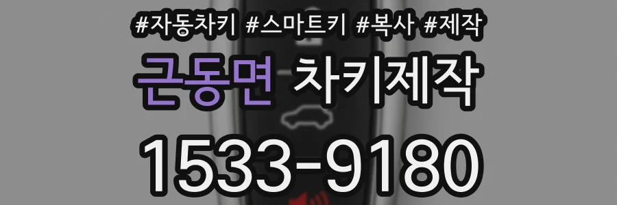 근동면 차키제작