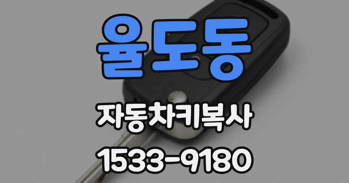 율도동 자동차키복사