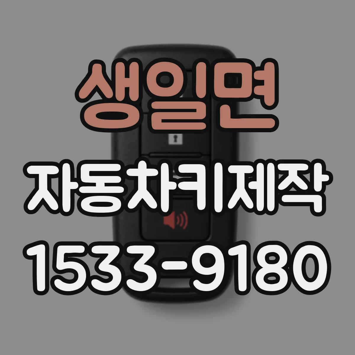 생일면 자동차키제작