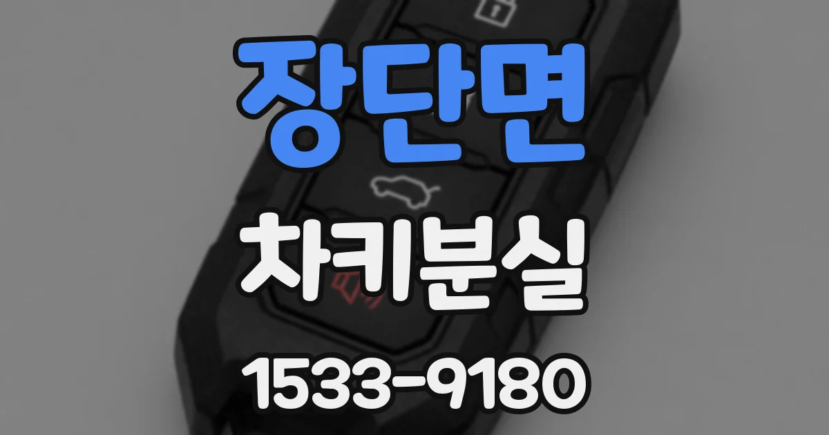 장단면 차키분실