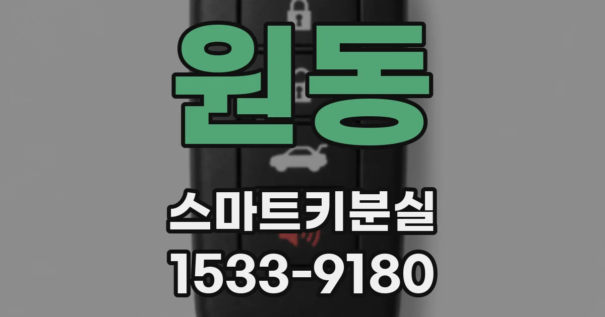 원동 스마트키분실