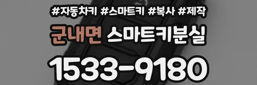 군내면 스마트키분실