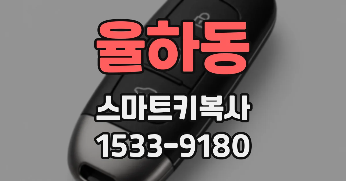 율하동 스마트키복사