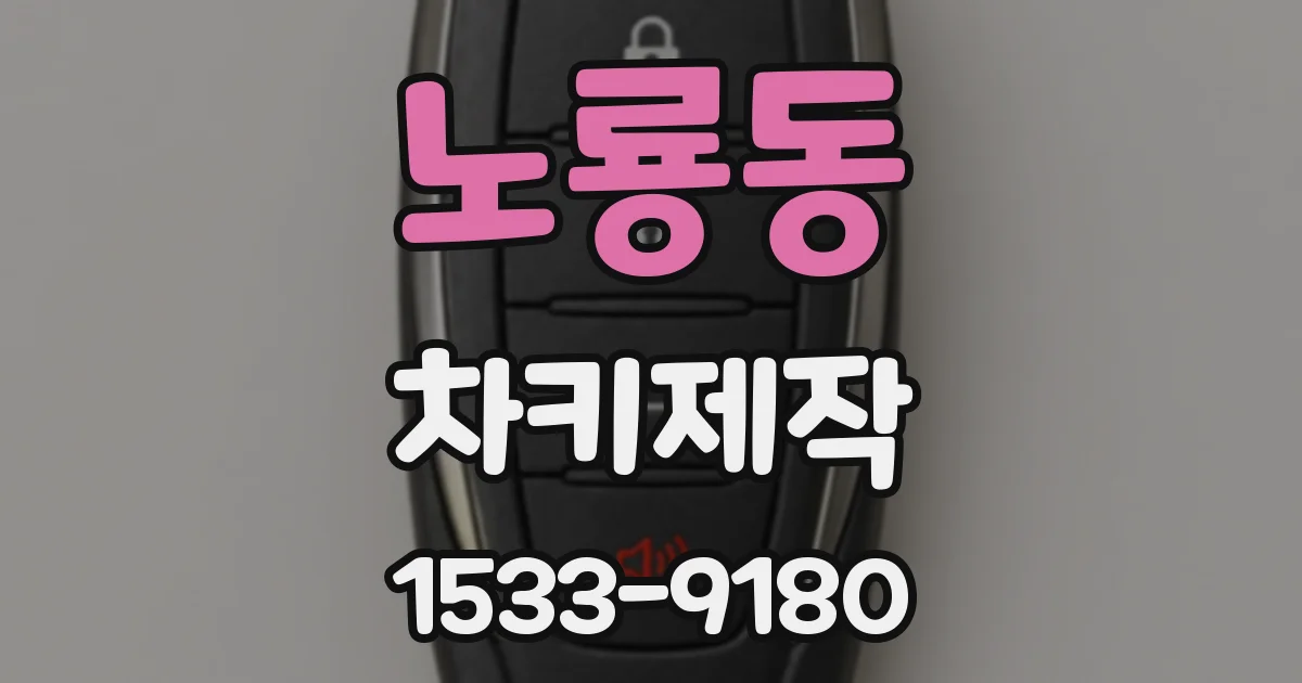 노룡동 차키제작