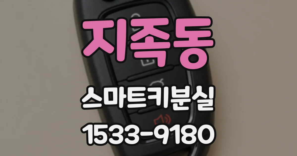 지족동 스마트키분실