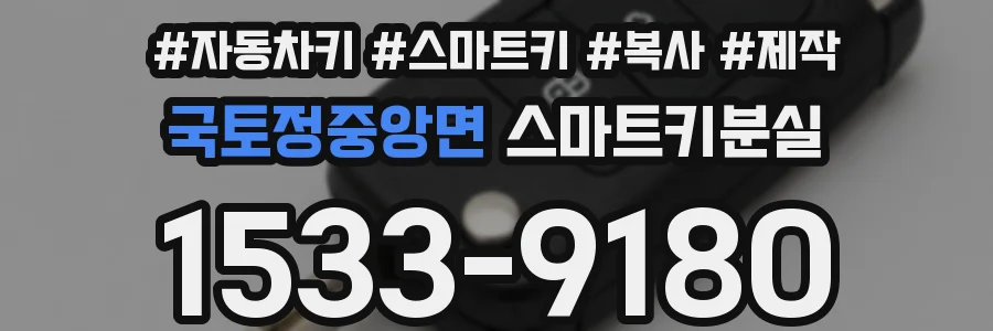 국토정중앙면 스마트키분실