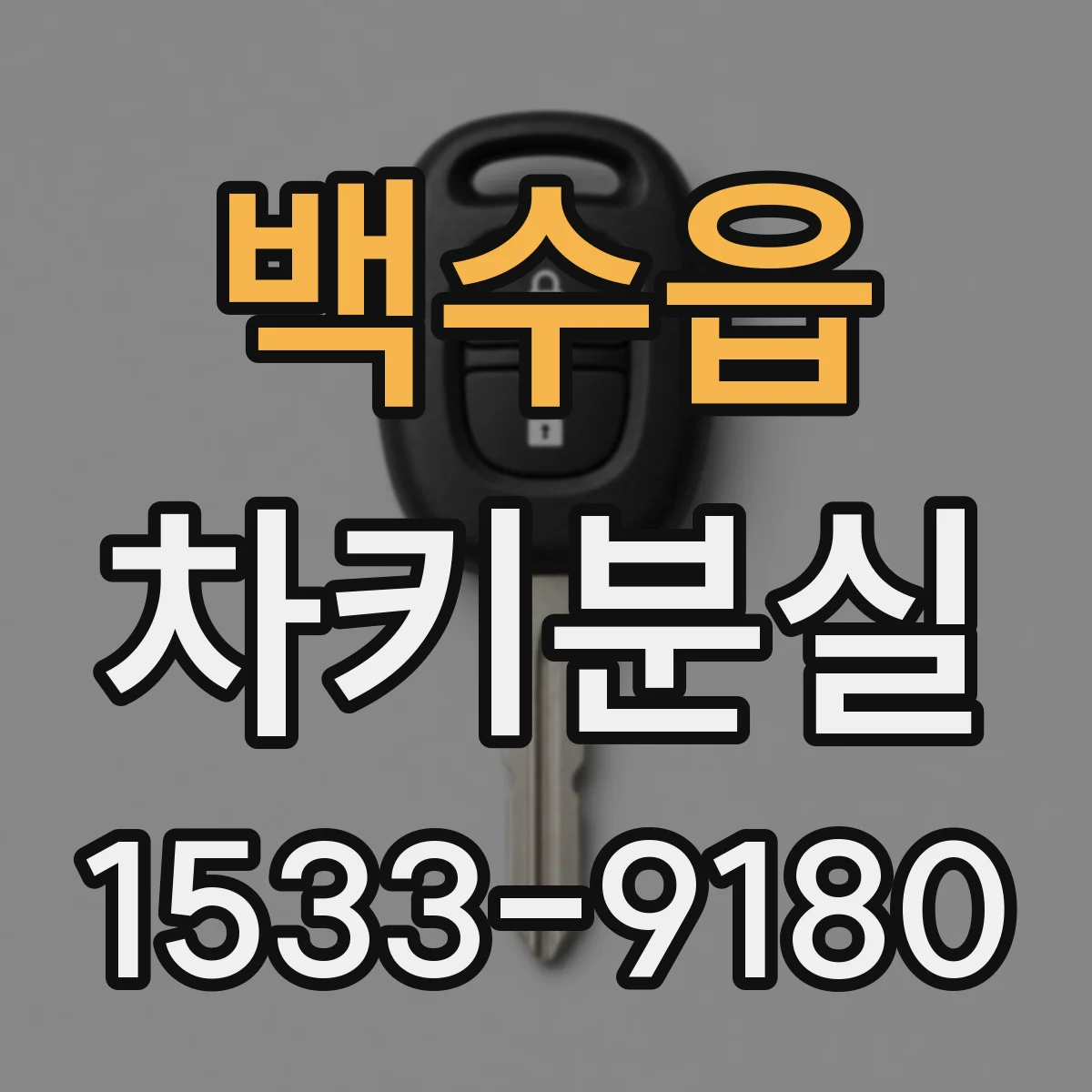 백수읍 차키분실
