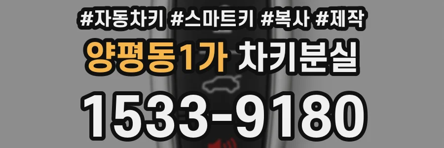 양평동1가 차키분실