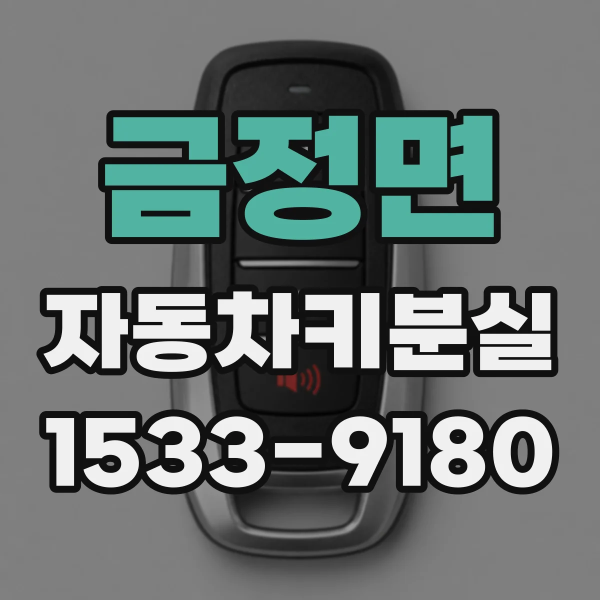 금정면 자동차키분실