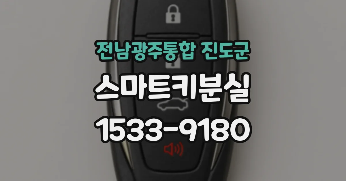 전남광주통합 진도군 스마트키분실