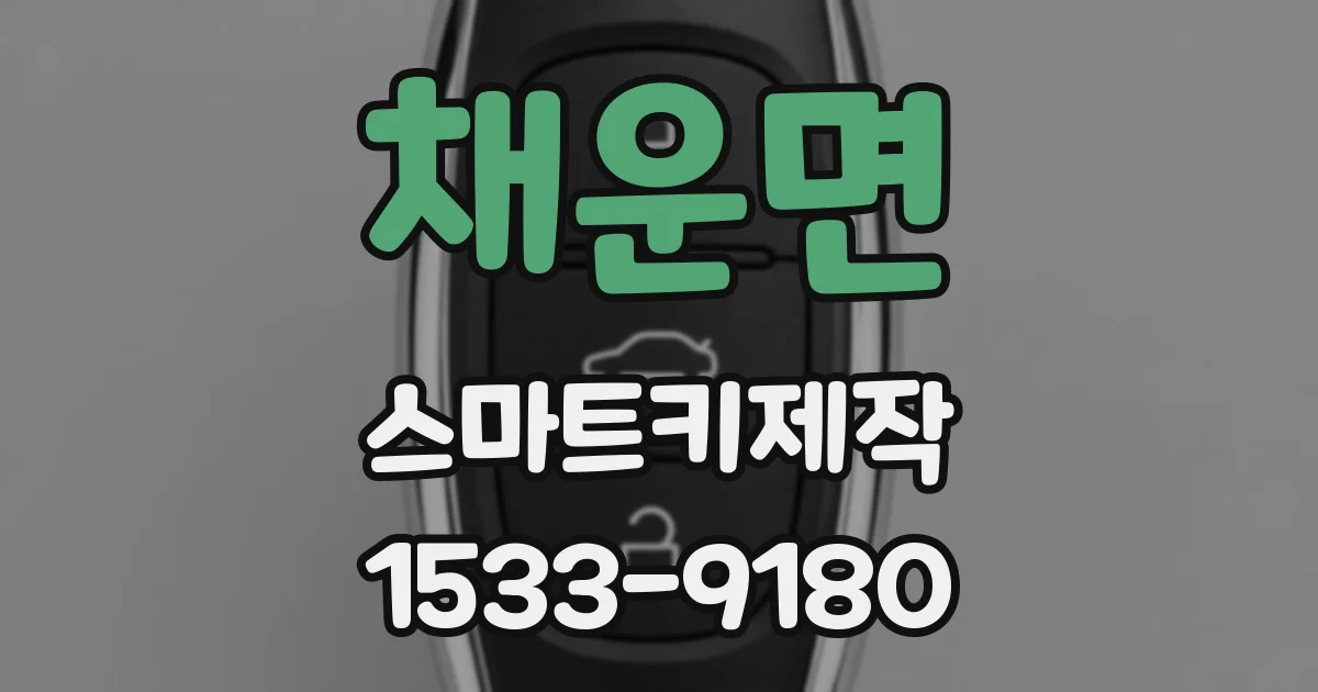 채운면 스마트키제작