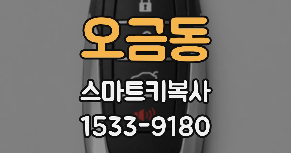 오금동 스마트키복사