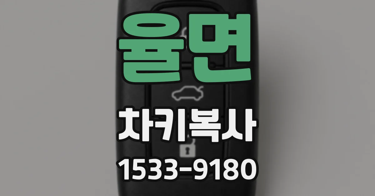 율면 차키복사