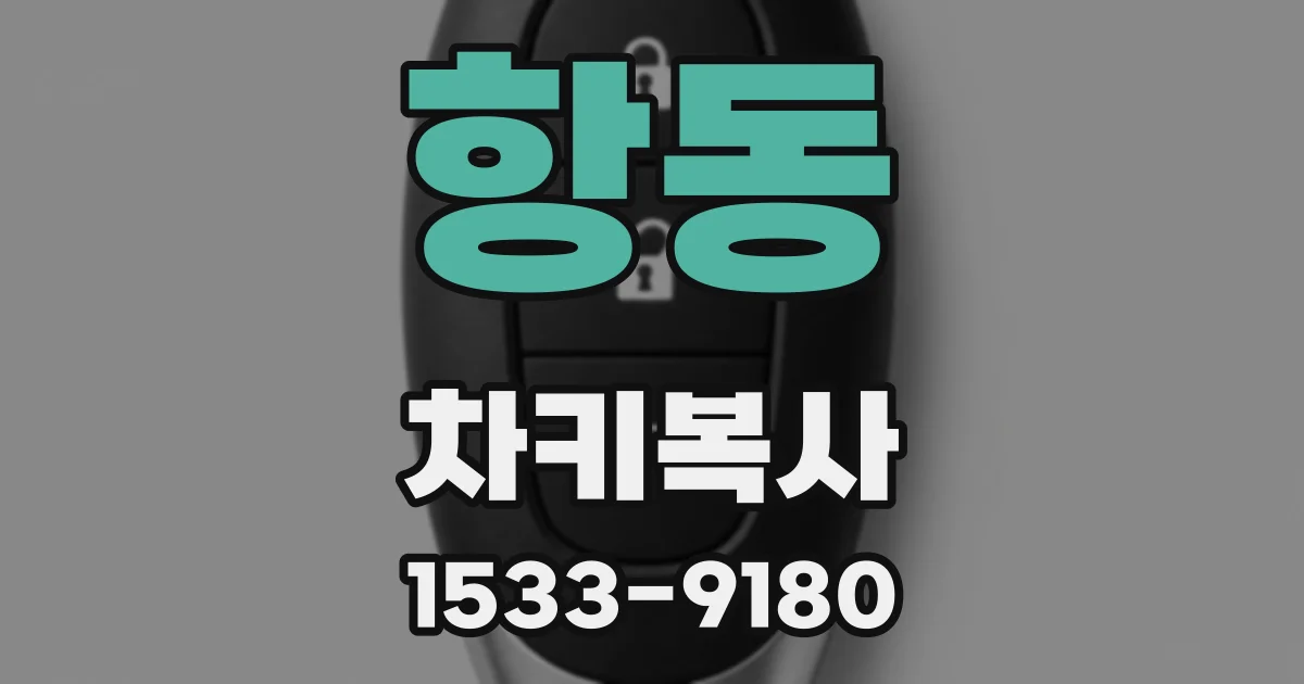 항동 차키복사