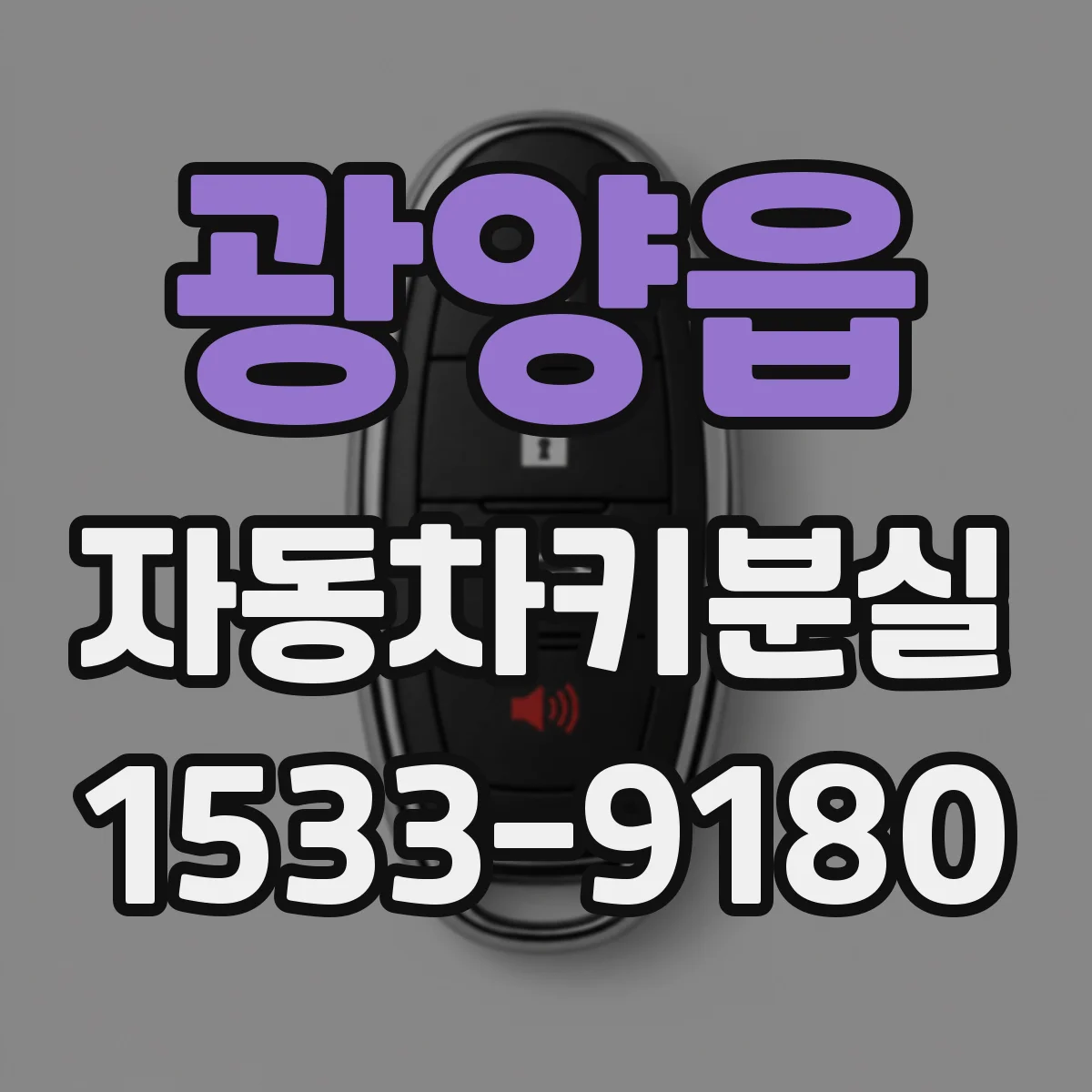 광양읍 자동차키분실