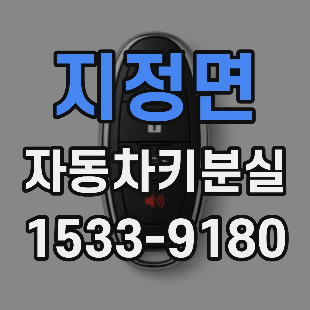 지정면 자동차키분실