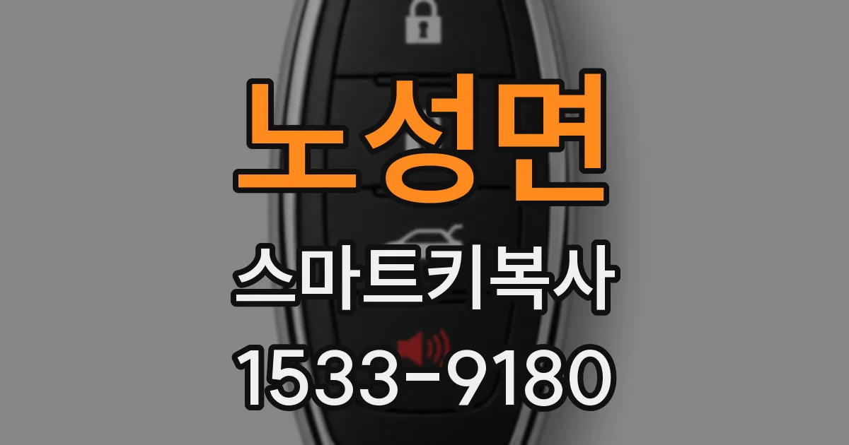 노성면 스마트키복사