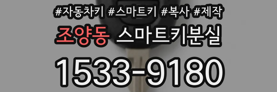 조양동 스마트키분실