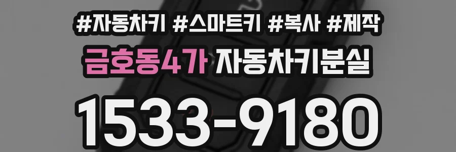 금호동4가 자동차키분실